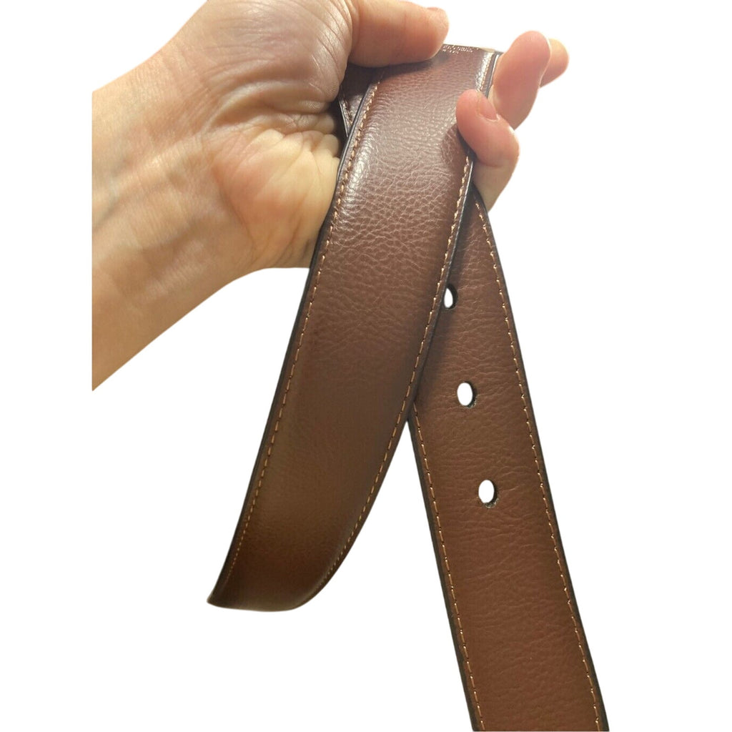 Dockers Men's 2X (46-48) Black Genuine Leather Old Money Quiet Luxury Belt