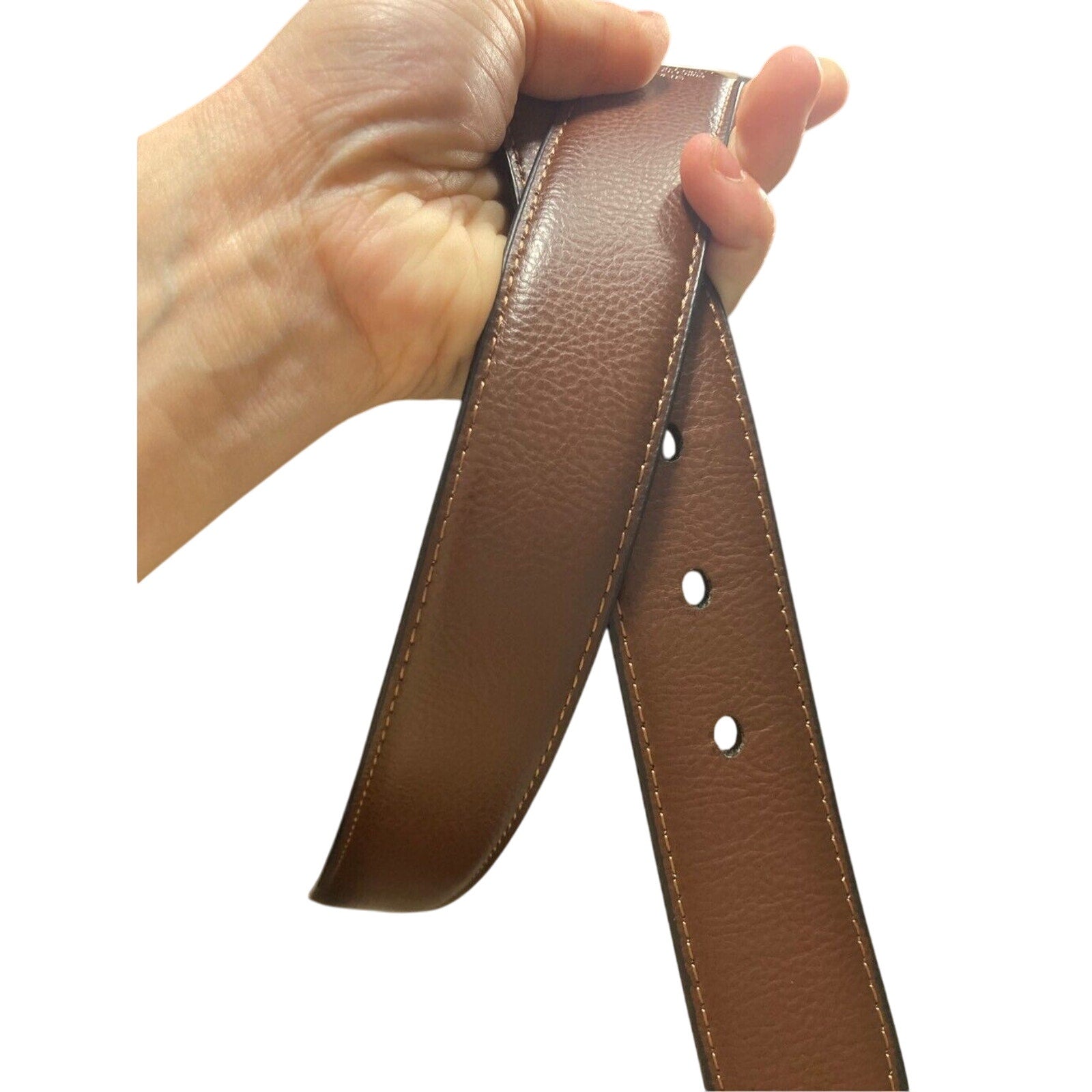 Dockers Men's 2X (46-48) Black Genuine Leather Old Money Quiet Luxury Belt