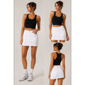 WAX Jean White Denim Mini Skirt Distressed Raw Hem Women’s Medium