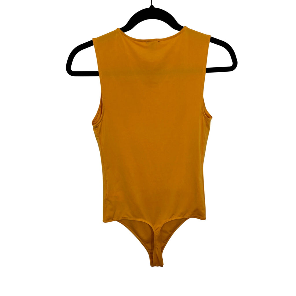 NWOT Express Body Contour Sleeveless Stretch Bodysuit Snap Crotch Colorpop S