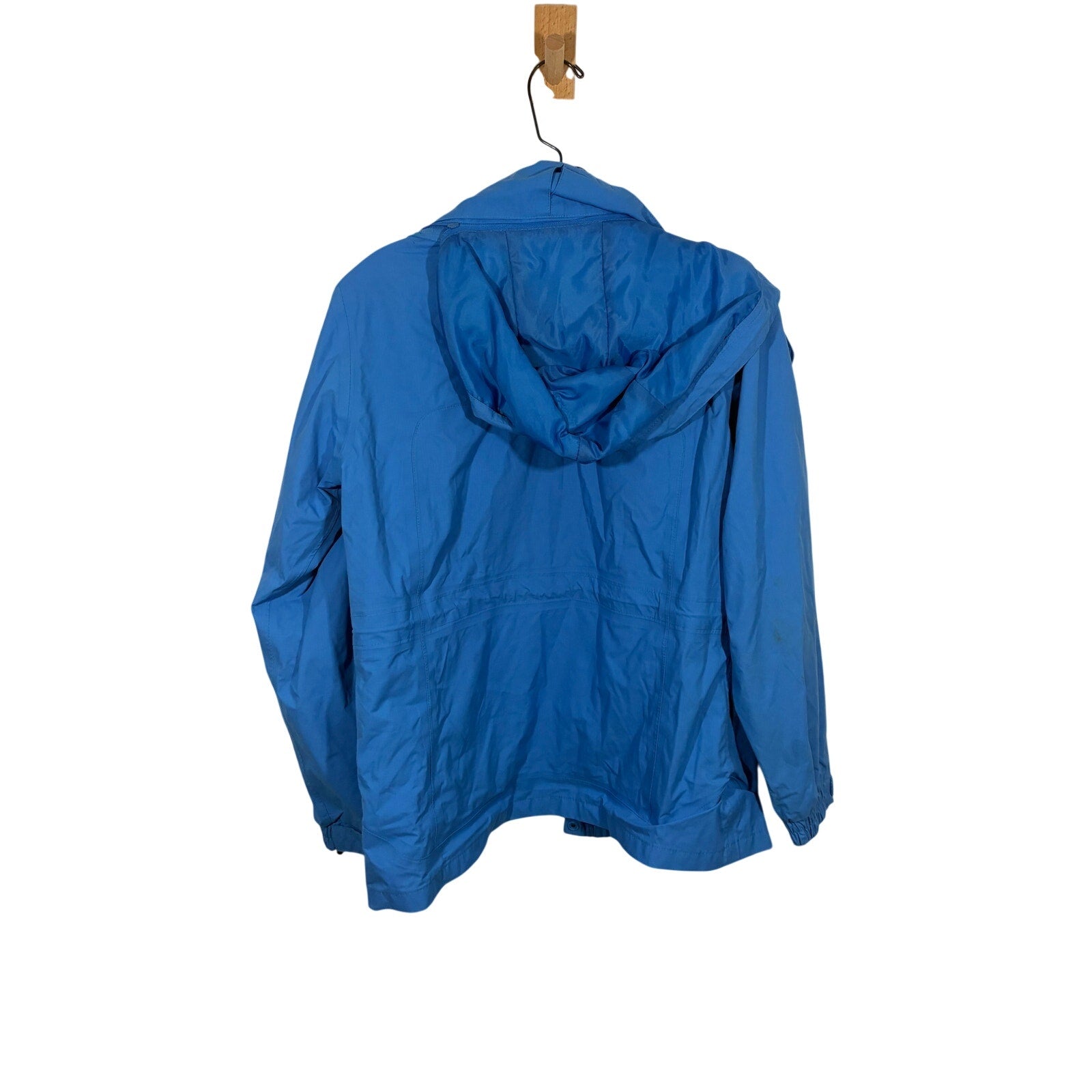 Jack Murphy Blue Waterproof Rain Jacket Nylon Outdoor Windbreaker Women 8 Gorp