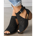 NWB Universal Thread Hannah Women's Open Toed Ankle Heel Boot 7.5 Western Boho