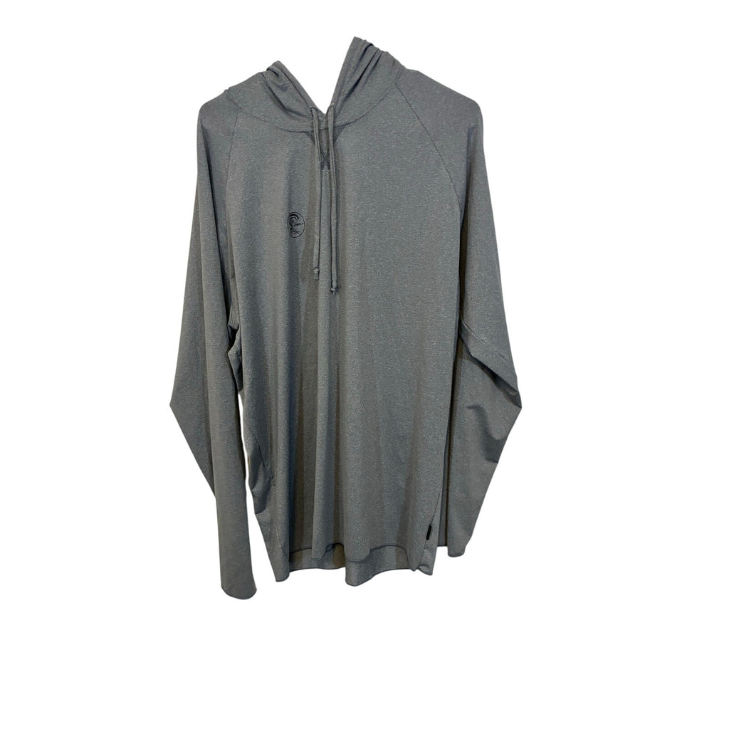 O'Neill Hyperdry Hybrid Hooded Top Mens XXL Gray UPF 50+ Surf Swim Rashguard