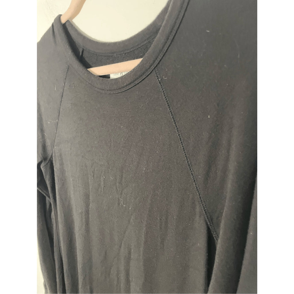 LOU & GREY Women's Long Sleeve Crew Neck Whimsy Goth Emo Punk Goth Dress S Black