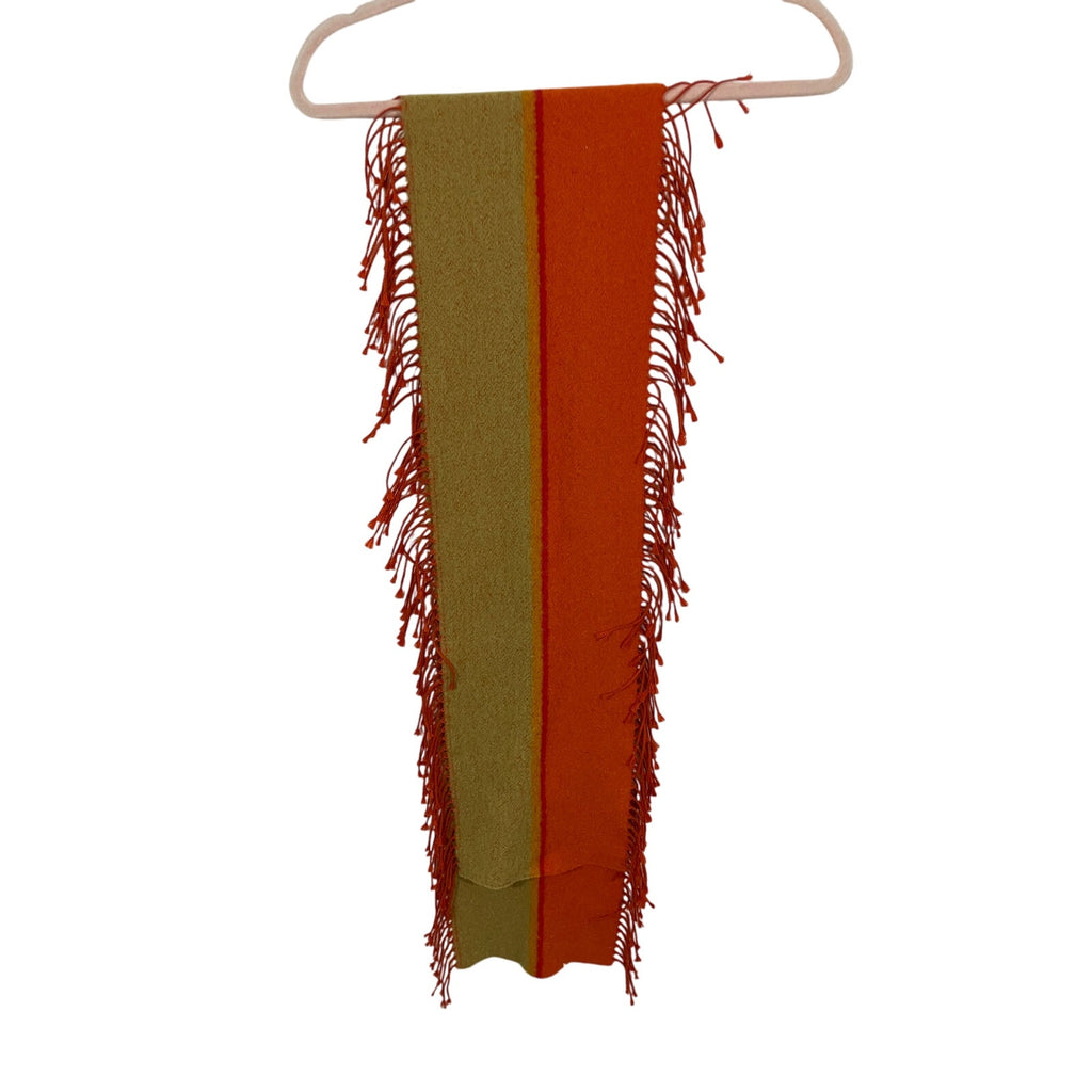 Scarf Wool Blend Ms. Frizzle Quirky Retro Fringe Western Shawl