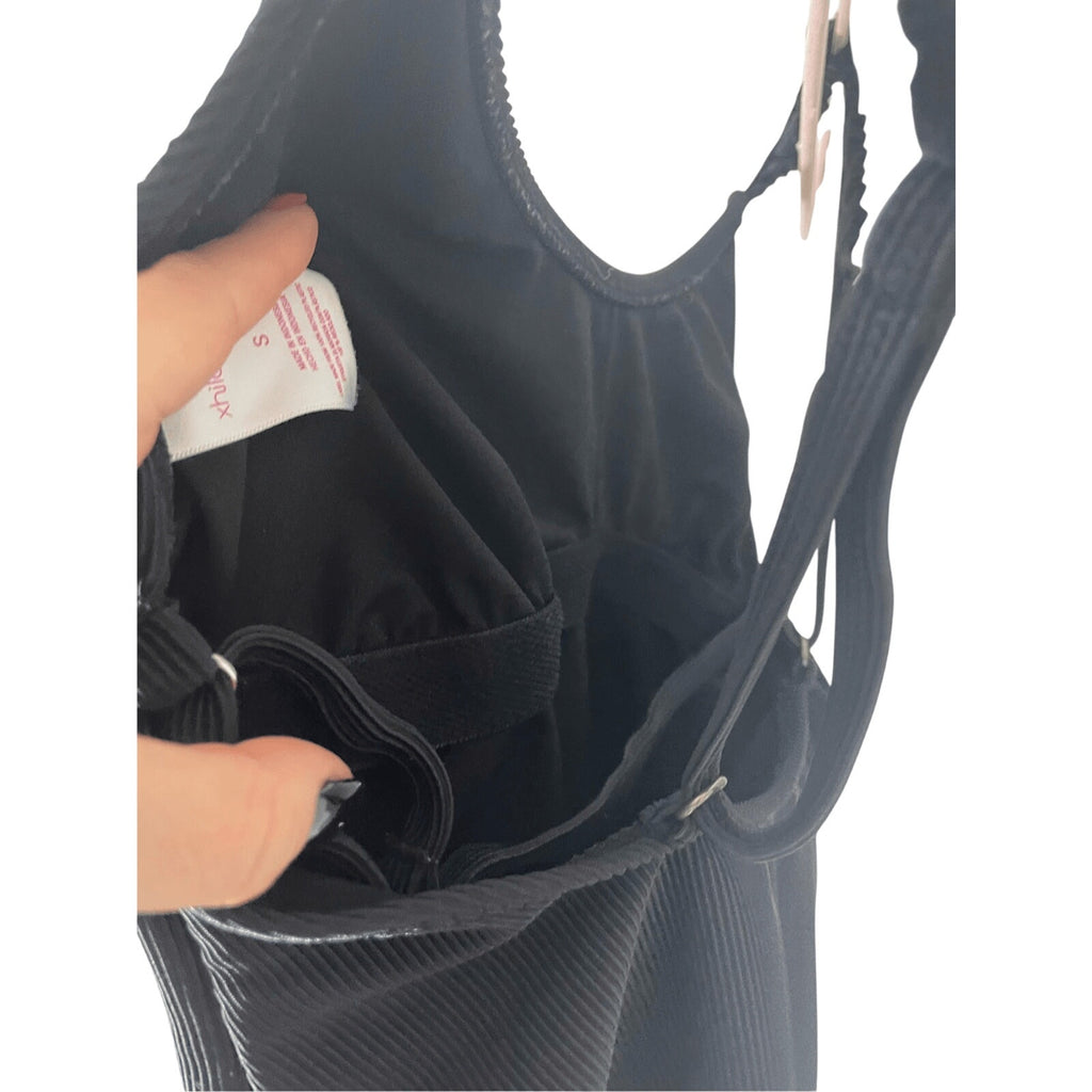 Xhilaration Black One Piece Women's Spandex Bikini S Modest Fitting Beach Resort