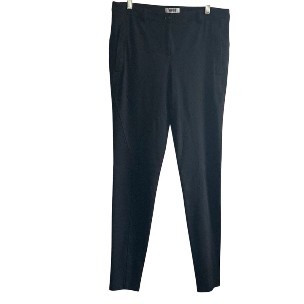 Moschino Cheap and Chic Black Straight Modest Stretchy Skinny Jeans sz 8
