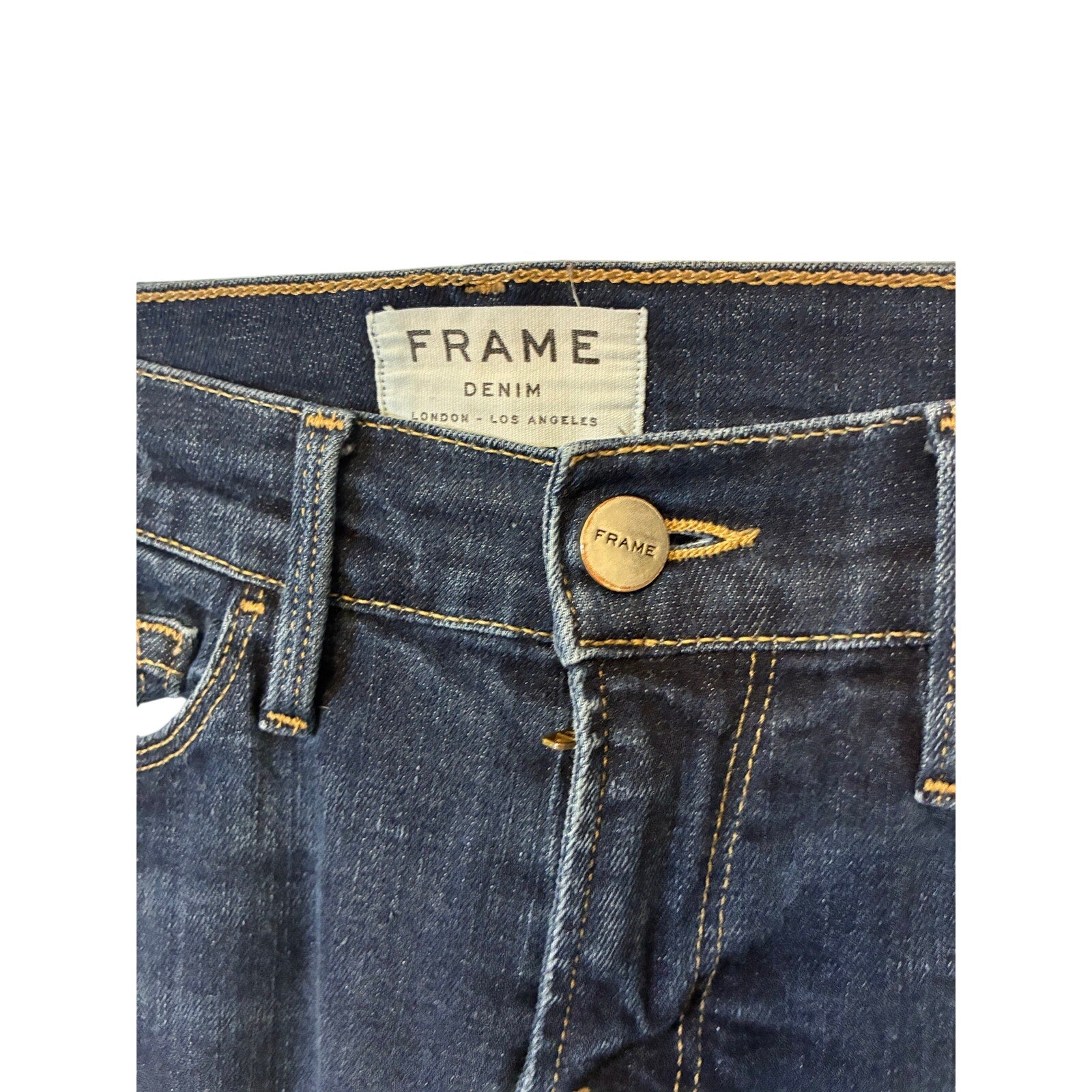FRAME Le Skinny de Jeanne Size 26 Mid Rise Skinny Jeans Stretch Denim Women