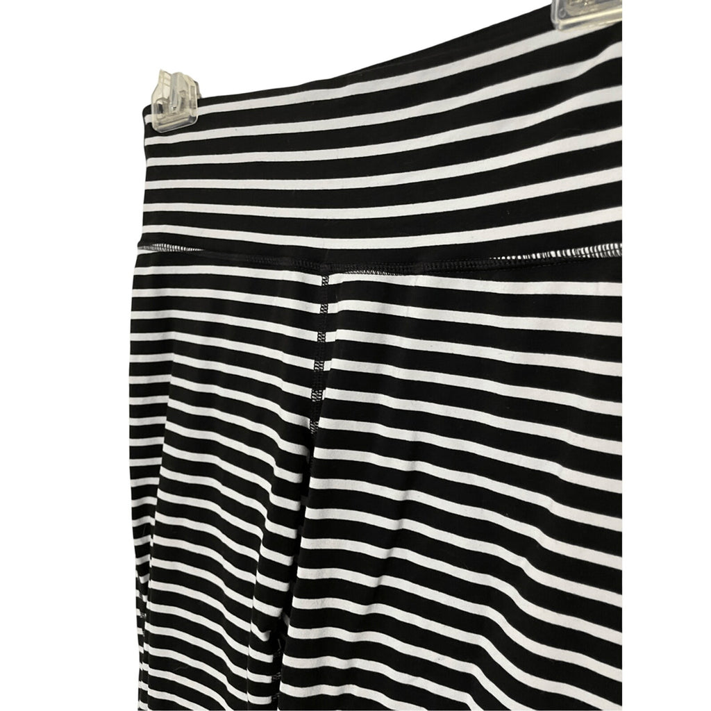 Athleta Women's Jail House Rock Stripe Gym Girl Capri Pilates Leggings