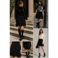 Moschino Cheap and Chic Authentic Academy School Girl Grunge Emo Button Up Skirt