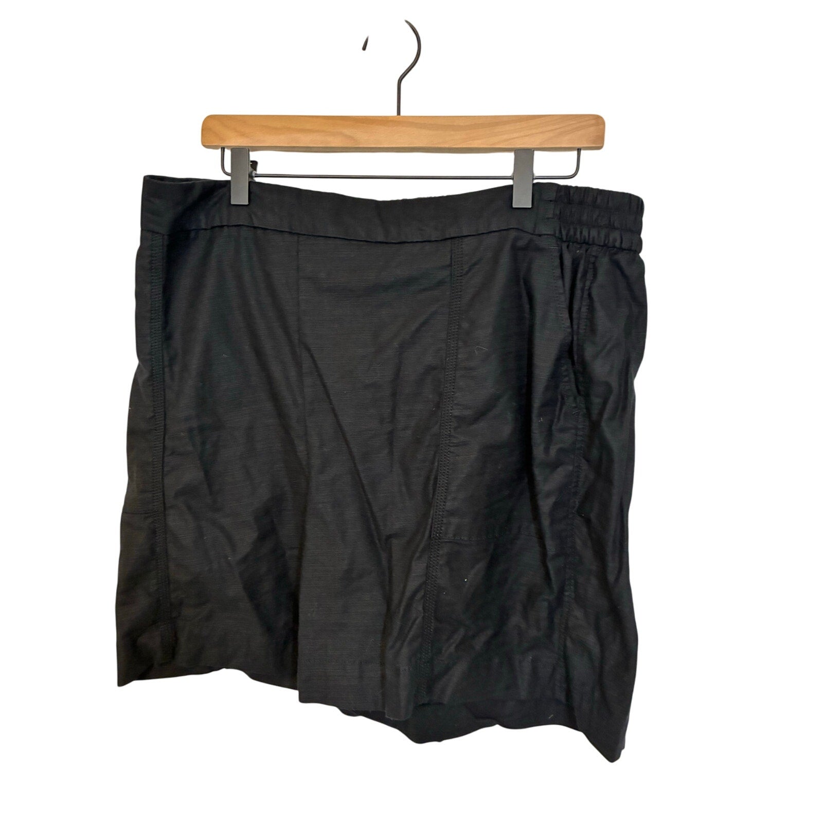 Lane Bryant Cotton Black Casual Coastal Closet Staple Minimal Preppy Shorts 14/16