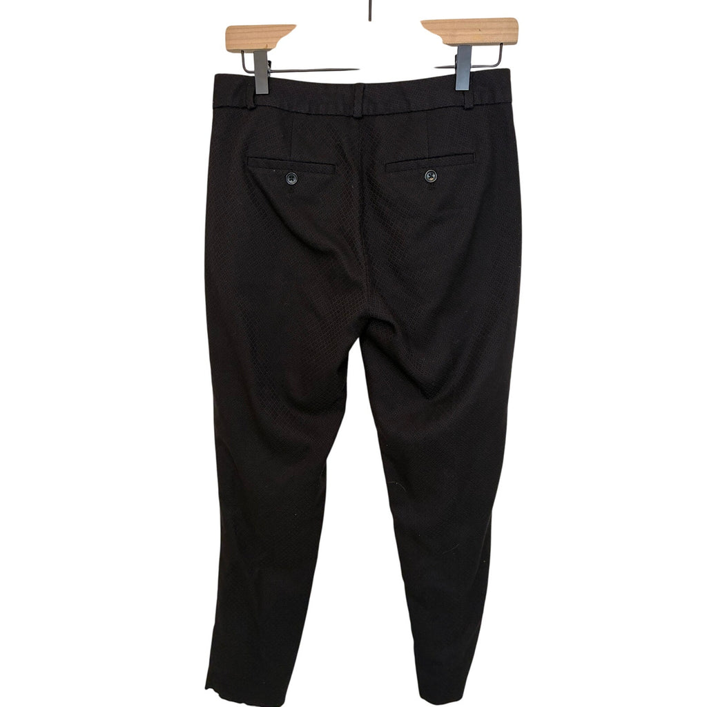 Banana Republic Women's Hampton Pant Black Sz 2 Corporate Career Business Work