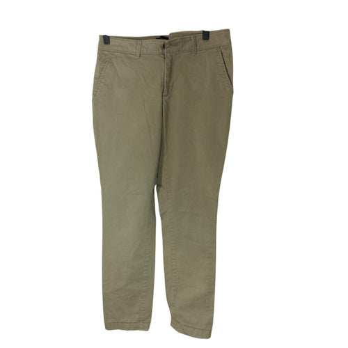 Banana Republic Women's Preppy Girlfriend Fit Bootcut SZ 4 Tan Slacks