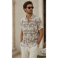 Folk Clothing Large Men's Plate SS Shirt Organic Cotton Preppy Minimalist