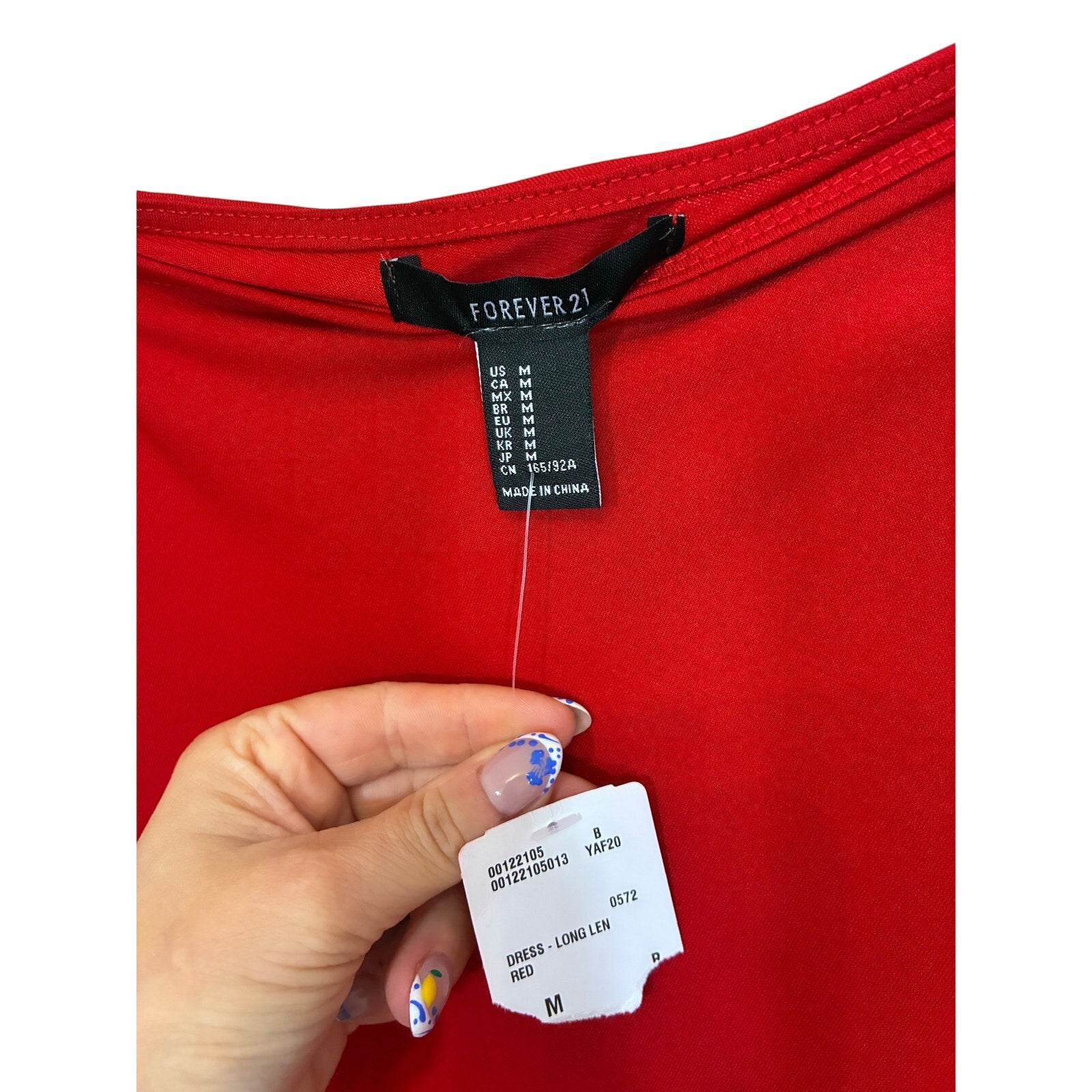 NWT Forever 21 Red Side Slit Body Con Dress Even Glam M Holiday Business Stretch