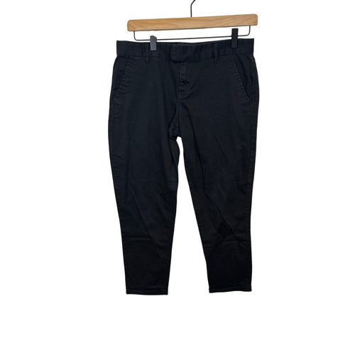 Calvin Klein Black Ankle Crop Jeans Women’s Size 4 Modern Chic Minimal Preppy