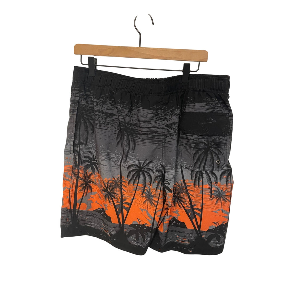 Sunsations Graphic Swim Casual Cruise Vacation Pool Beach Palm Tree Men’s  XL