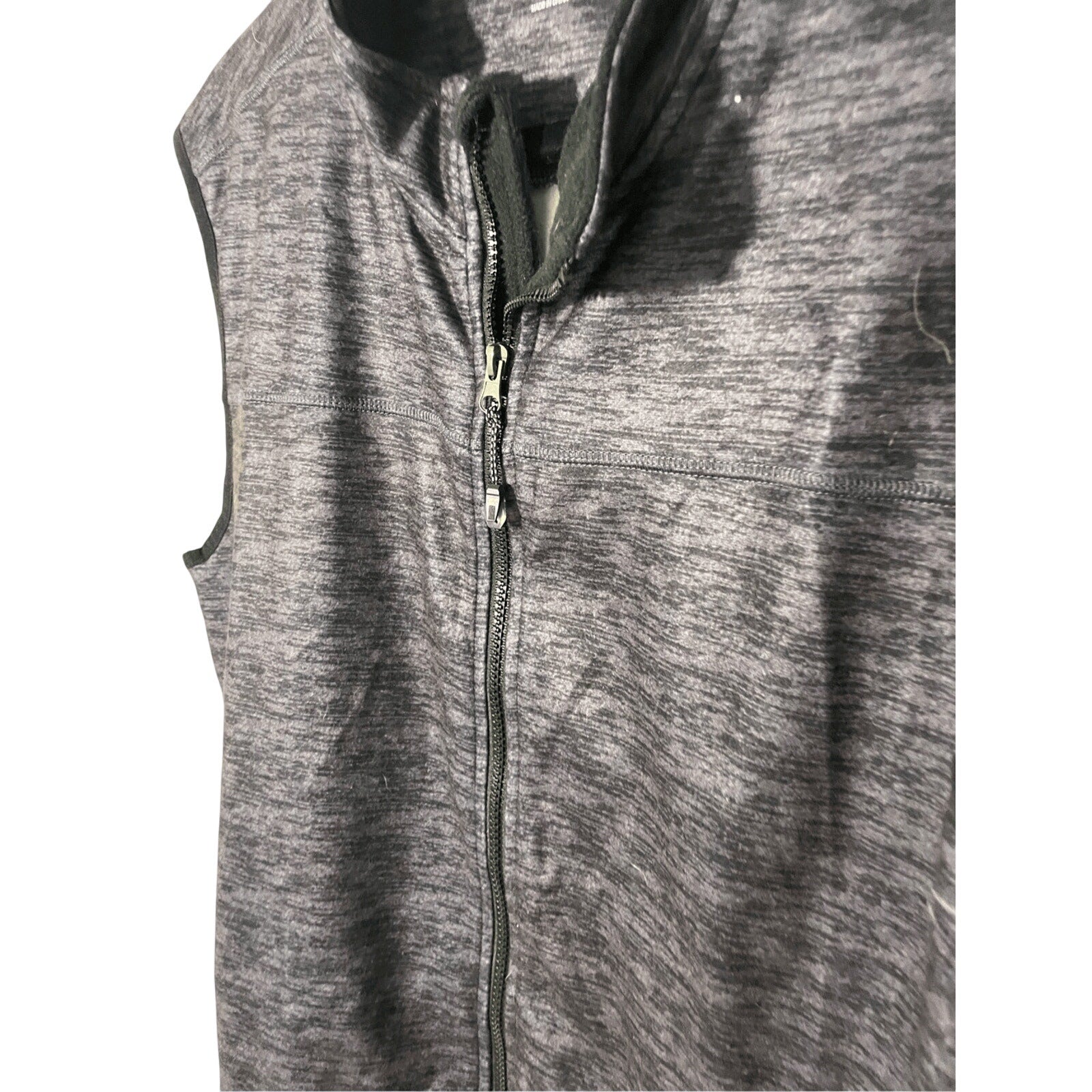 Big Sky Outfitters Men's Grey Front Zip Vest L Gorpcore Utility Outdoors Hike
