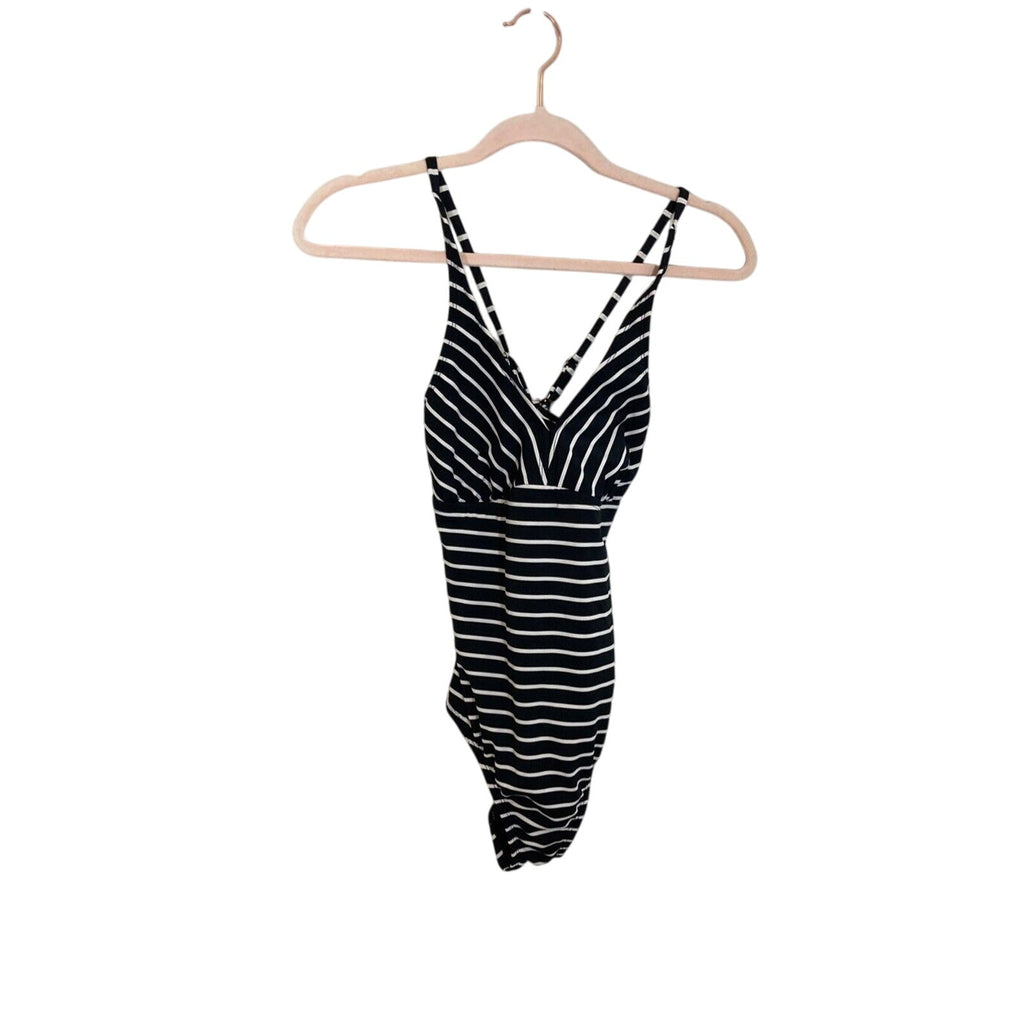 Catalina Vintage Women's Curvy Striped Adjustable Retro Pin Up One-Piece