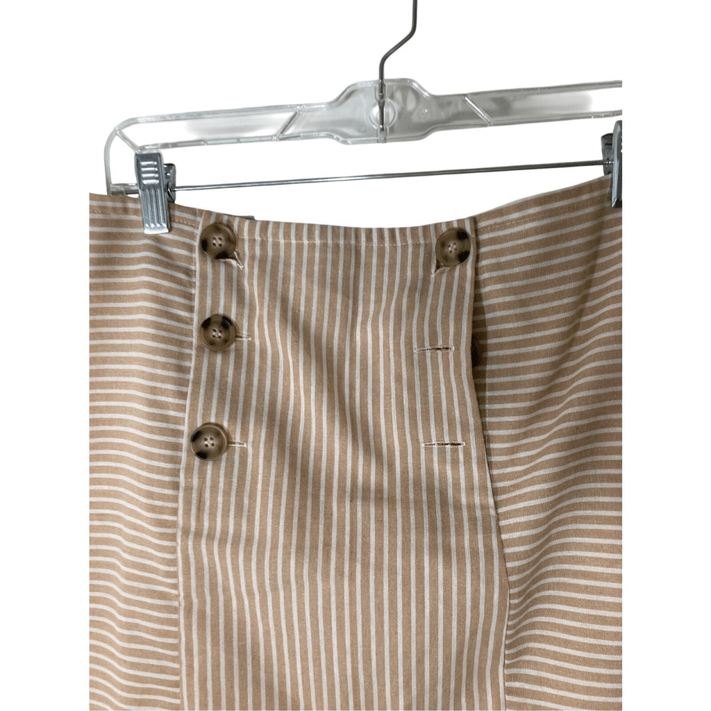 Altar'd State Medium Neutral Tone Button  Preppy Sailor Chic Skirt