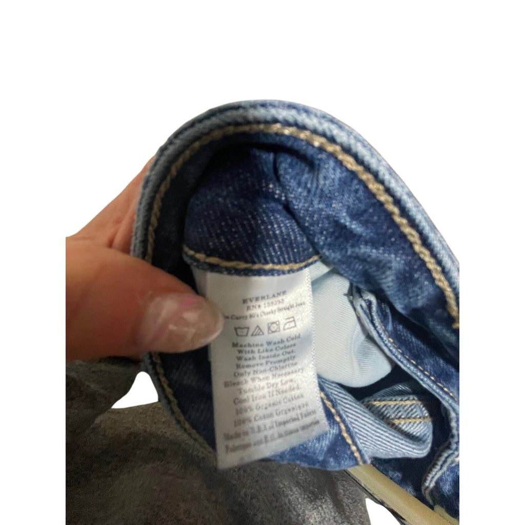 Everlane The Curvy 90s Cheeky Straight Jean 28 Ankle Western Dad Grandpa Rodeo