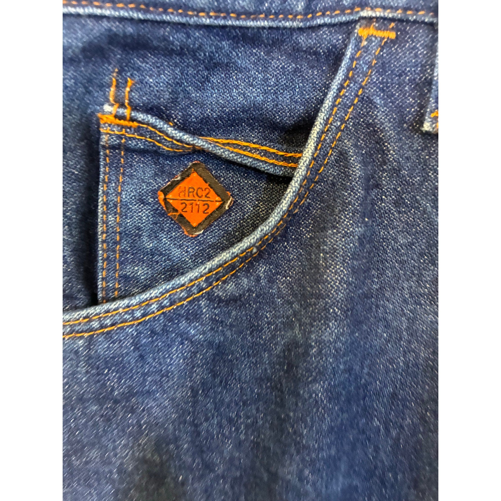 Wrangler Men's Flame Resistant Relaxed Fit Jean Trucker Workwear Denim Cowboy 44