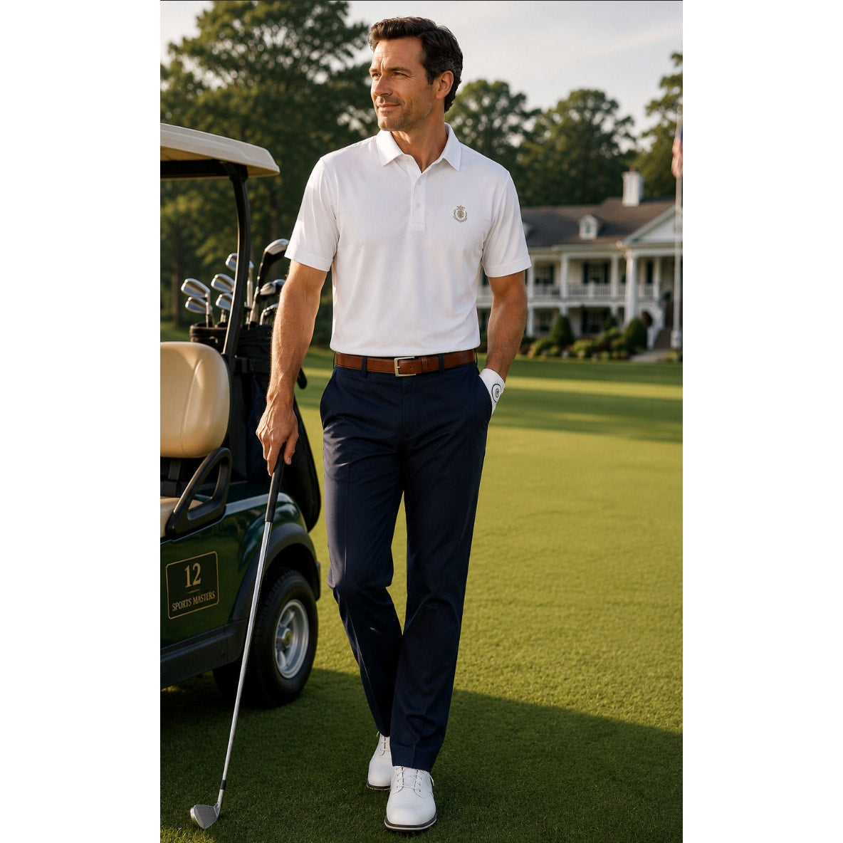 Louis Raphael Navy Golf Pants 32x34 Sports Masters Golf Tournament Sportswear