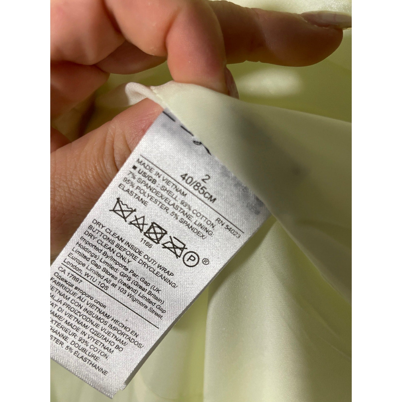 NWT Banana Republic Citron Lime Green Twee Preppy Academia Femme Jacket SZ 2