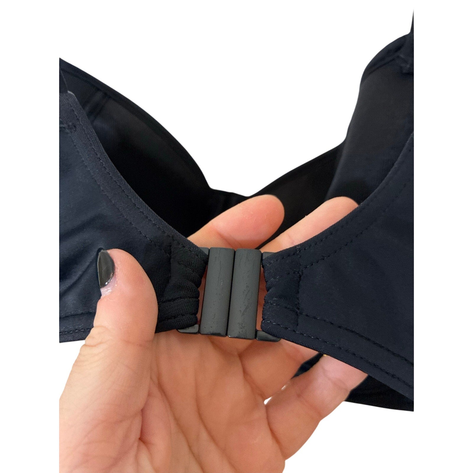 Freya Remix Sweetheart Padded Bikini Top Black 30H Luxury Swim Euro Summer