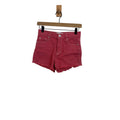 Celebrity Pink Juniors Size 5/27 pink Mid-Rise Stretch Cut-Off Denim Jean Shorts