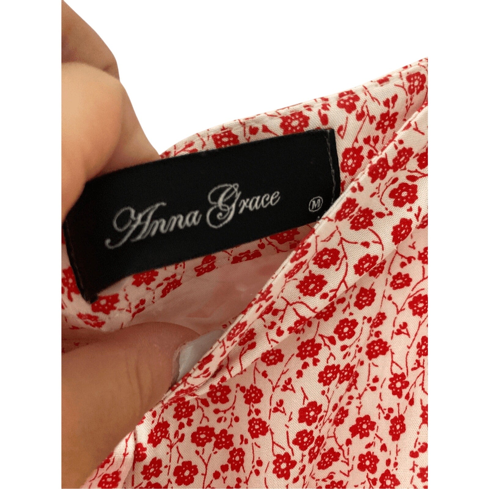 Anna Grace Y2K Printed Mon Cheri Floral Cherry Girl Mini Skirt Y2K Softcore