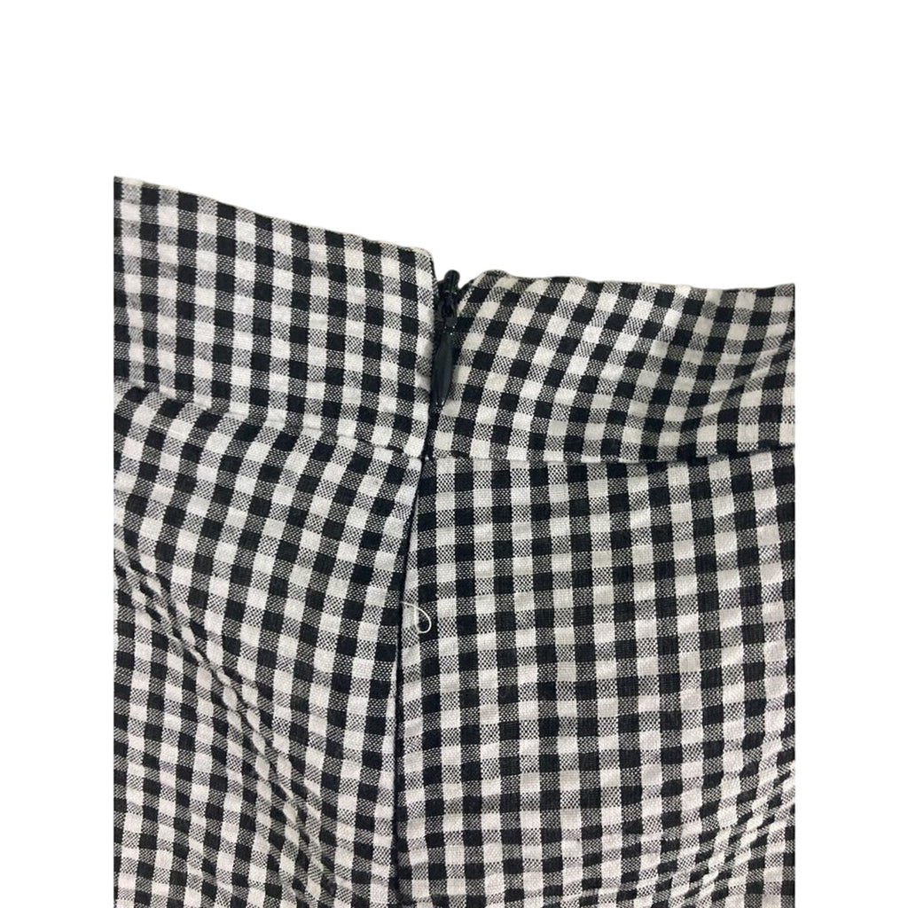 NWT Hyfve Checkered Gingham Printed NASCAR Retro Pin Up Costume Ruffle Shorts
