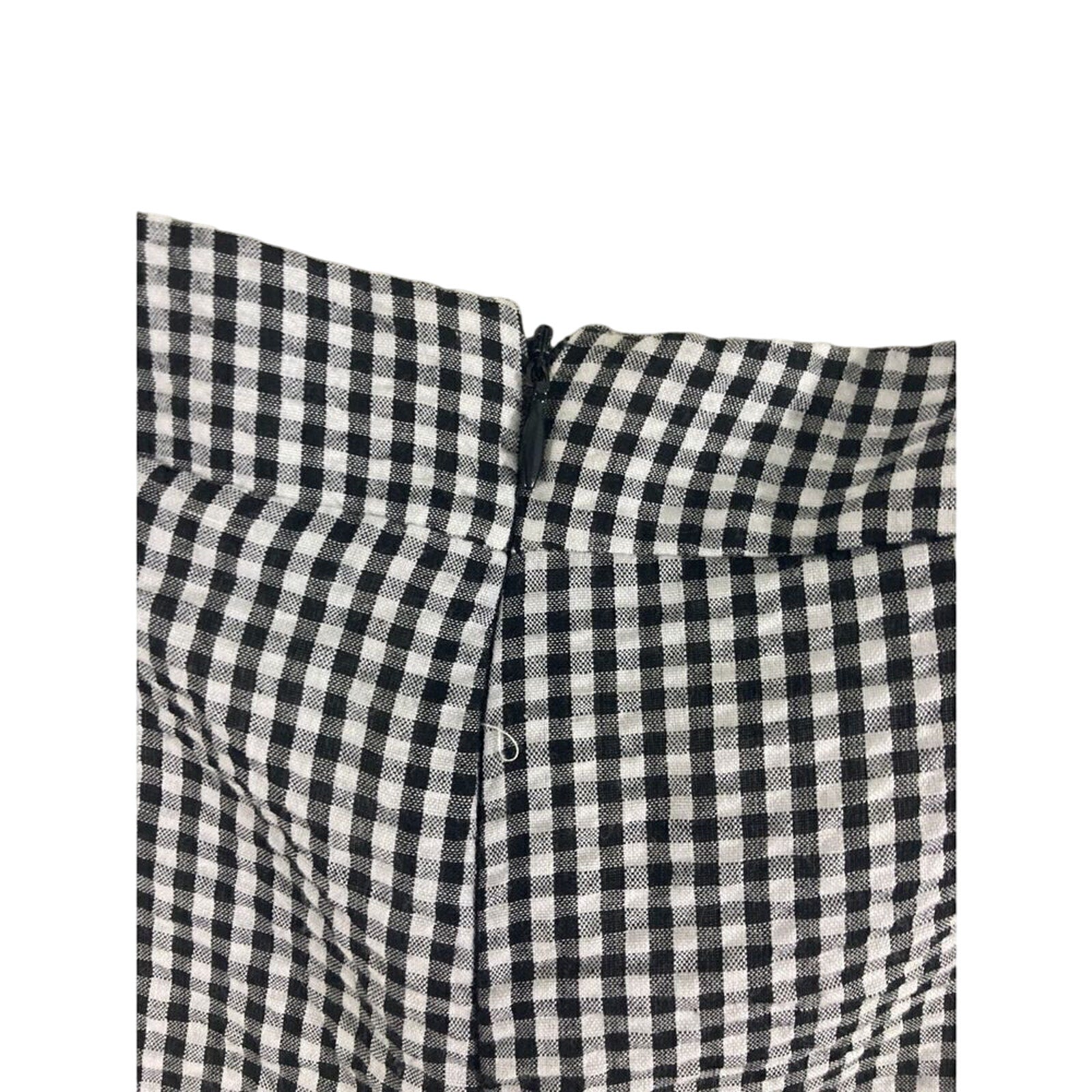 NWT Hyfve Checkered Gingham Printed NASCAR Retro Pin Up Costume Ruffle Shorts
