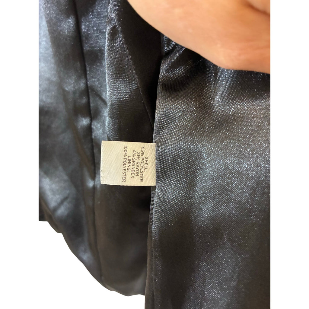 Frenchi S Women's Open Front Office Suit Jacket Ruched 3/4 Sleeve Blazer