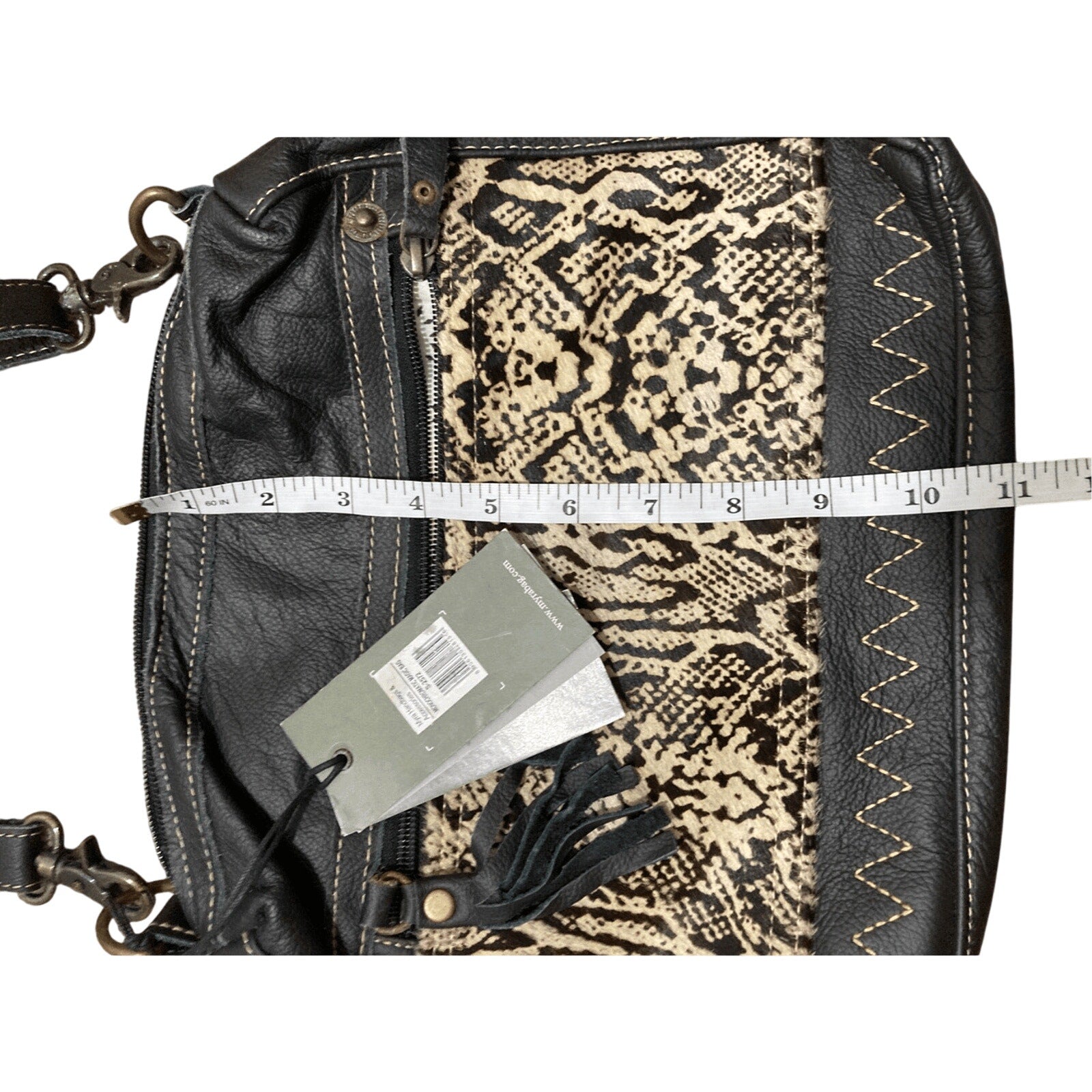 NWT Myra Monochromatic Magic Crossbody Bag Cowboy Leather Western Retro Rodeo