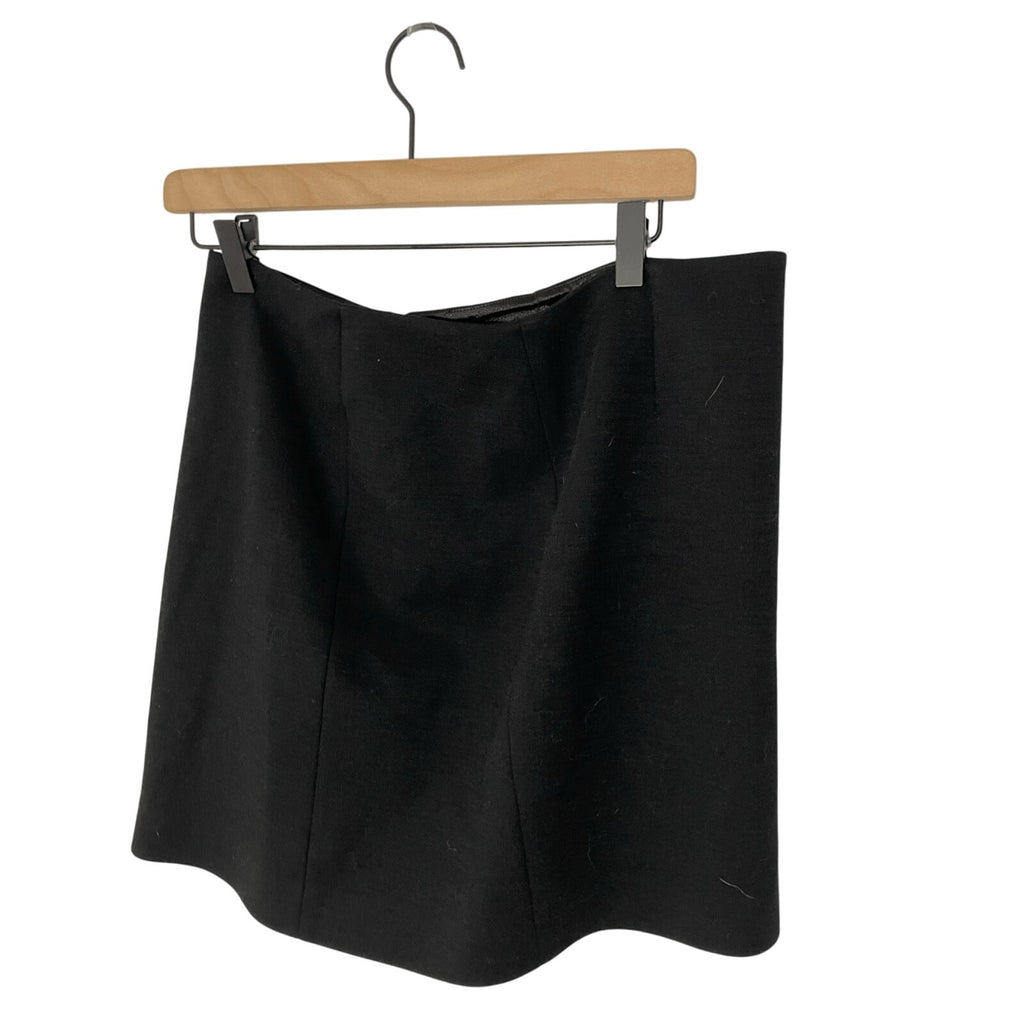 Elie Tahari Black A Line Pencil Skirt Career Mini Professional Officewear Large