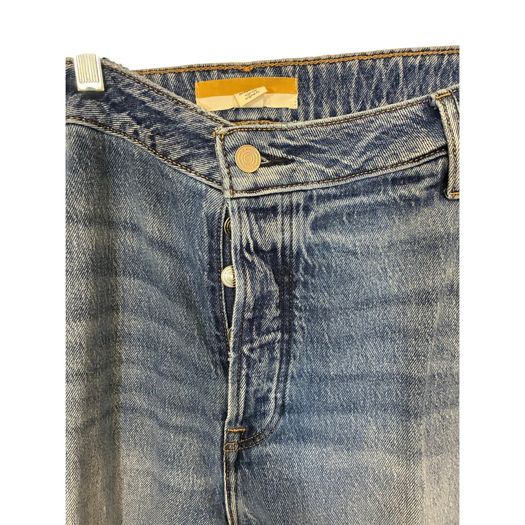 NWT 22W Maurice Dark Wash Distressed Cropped Skinny Jeans Casual Modest Normcore