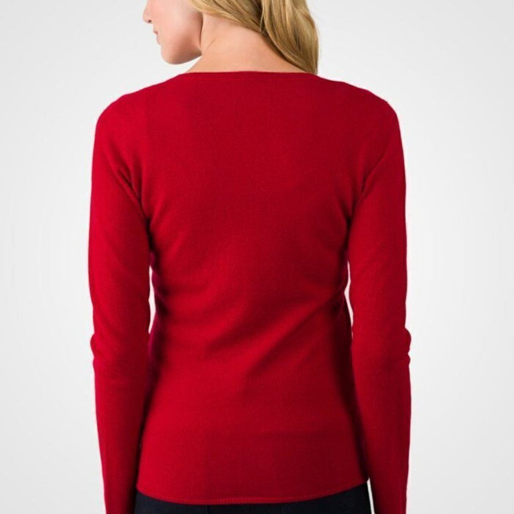 Calvin Klein Jeans V Neck Marino Wool Sweater Women's Pullover Basic Preppy XS