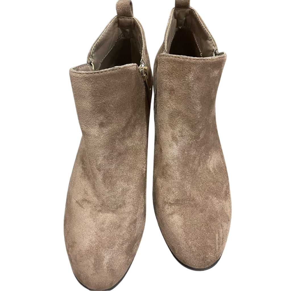 Pierre Dumas Booties Brown Size 11 Double Side Zipper Ankle High Western Booties