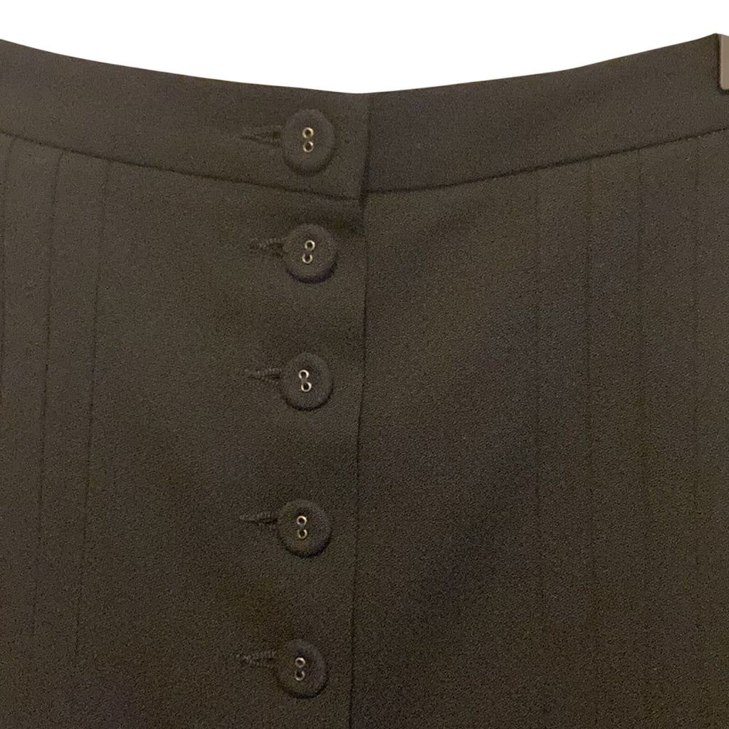 Moschino Cheap and Chic Authentic Academy School Girl Grunge Emo Button Up Skirt