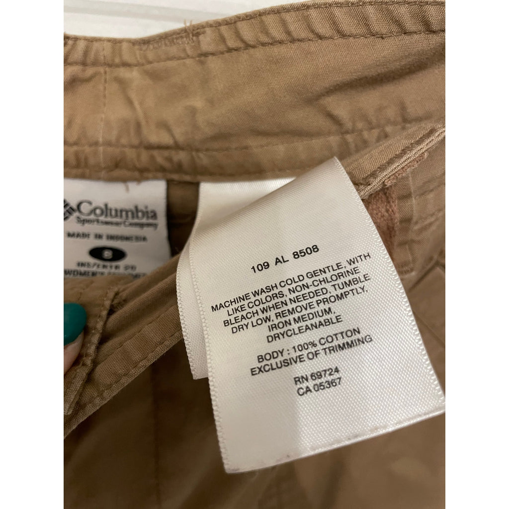 Columbia Granola Girl Hiking Gorpcore Utility Brown Cotton Tactical Cargo Pants