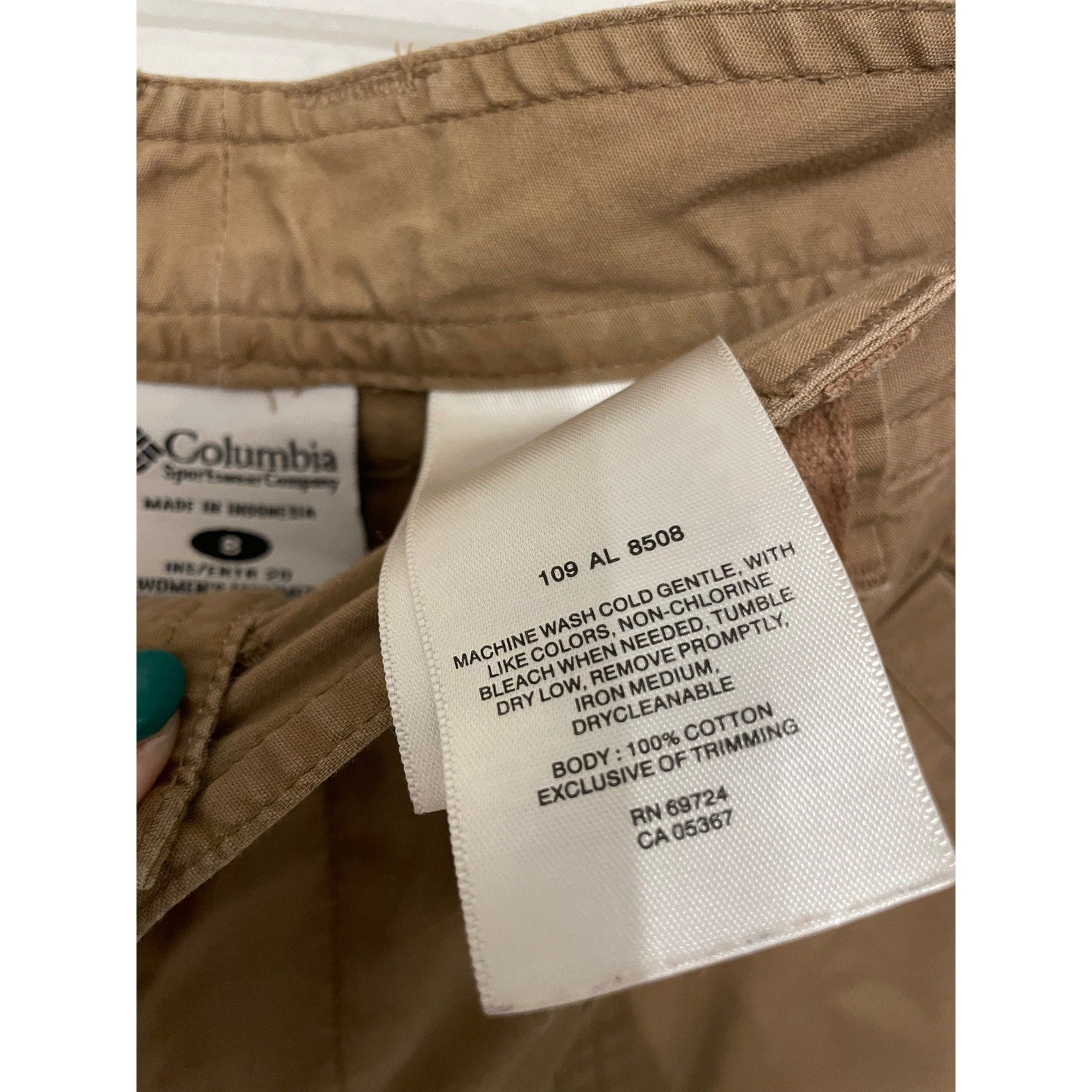 Columbia Granola Girl Hiking Gorpcore Utility Brown Cotton Tactical Cargo Pants