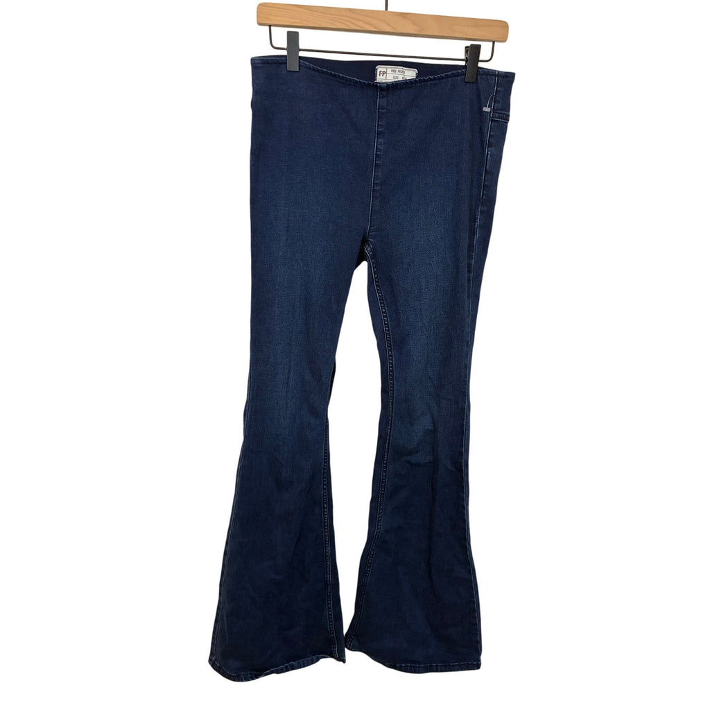 We The Free Penny Pull-On Flare Jeans Western Cowboy Rodeo Ranch Country 28