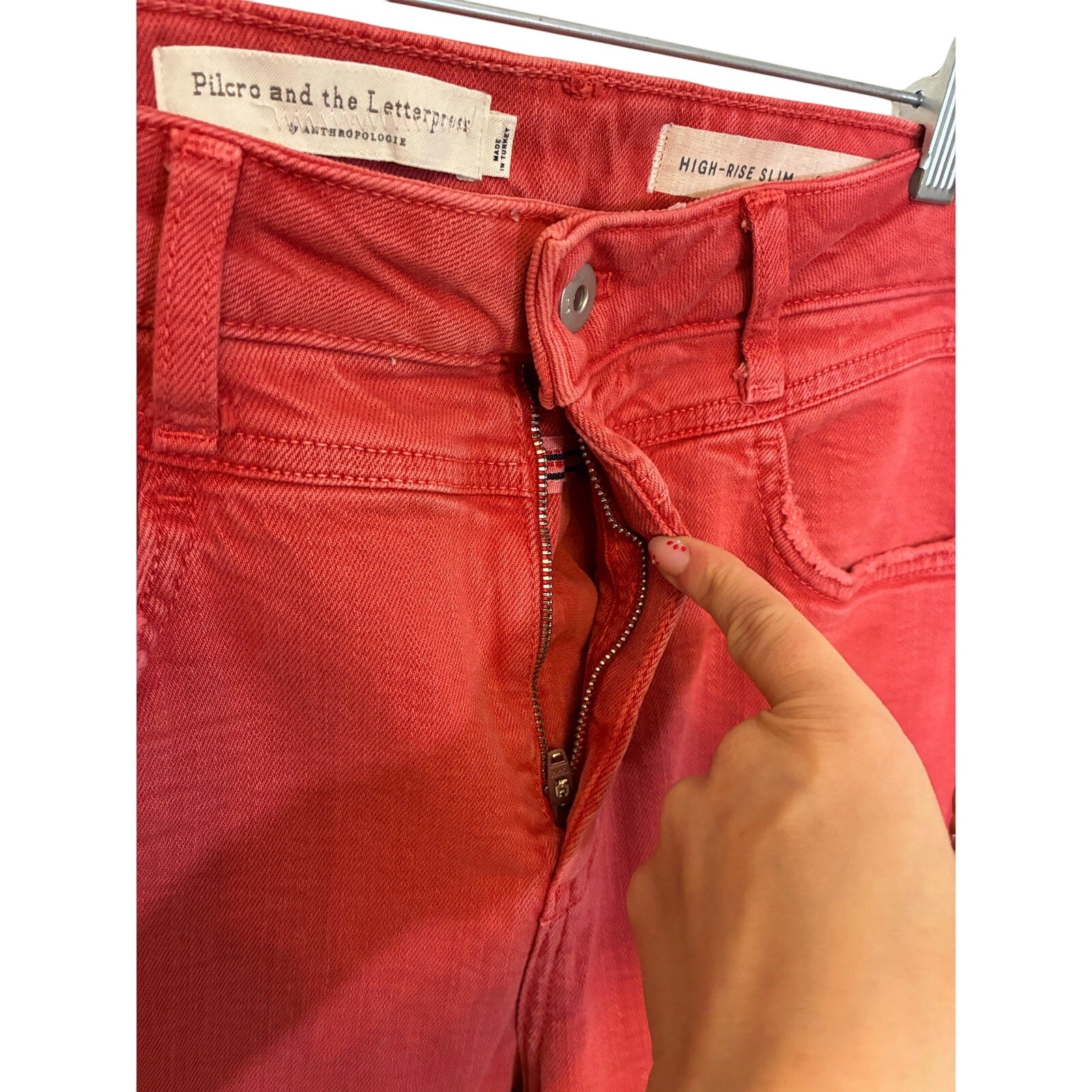 Anthropologie Pilcro The Letterpress Highrise Slim Jeans Tumblr Normcore 31