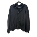 APT 9 Mens Jacket Full Zip Mock Neck Long Sleeve Pockets Knit Black XL Preppy