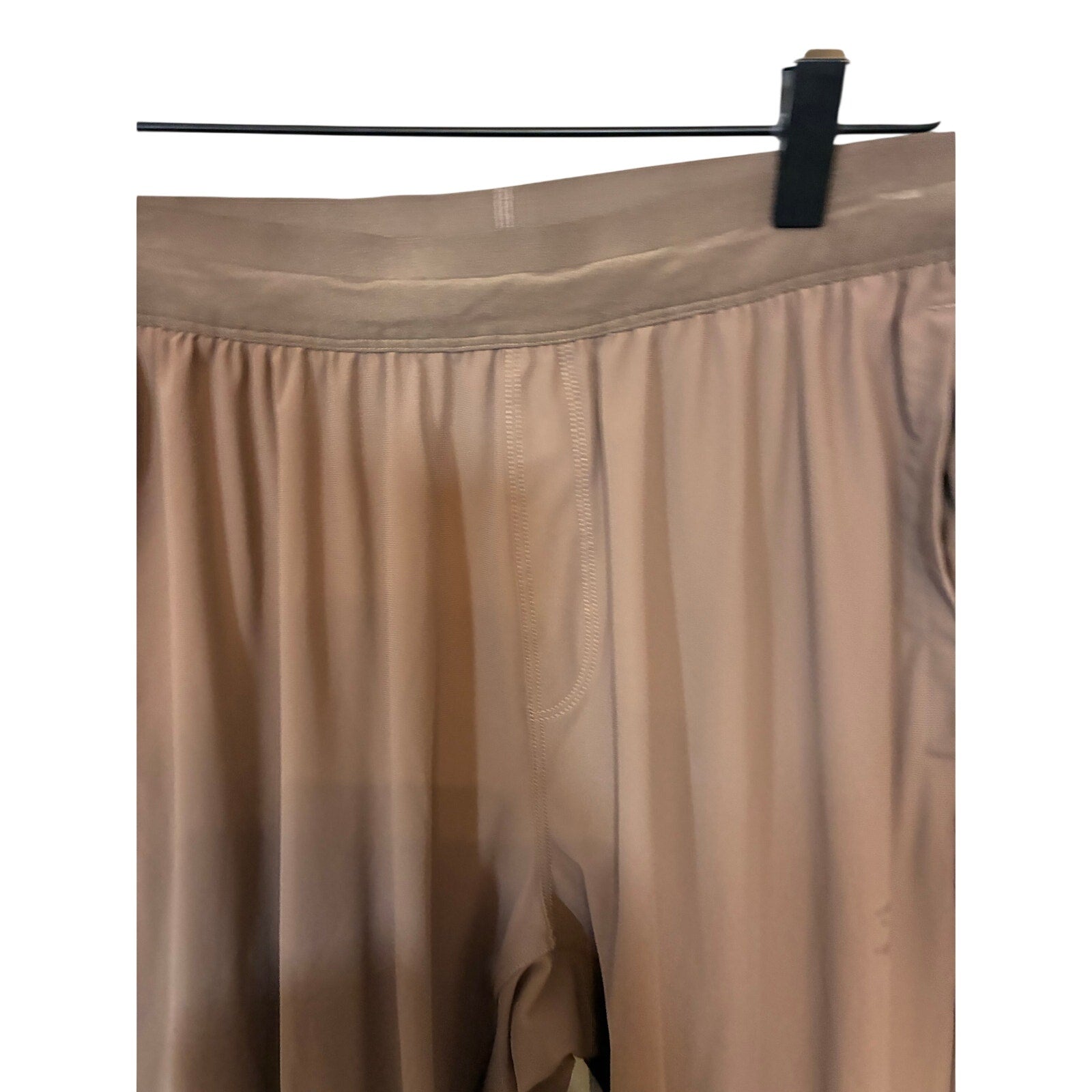 Gymshark Interlock Tech Joggers Taupe Womens S Athleisure Minimalist Gorpcore