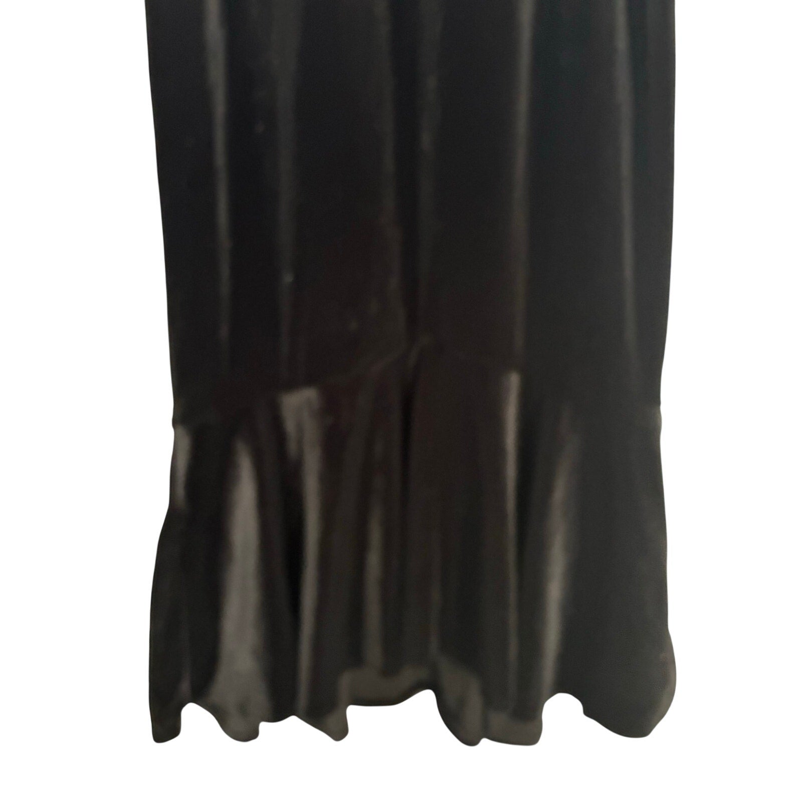 Stop Staring! Vintage 2006 Black Velvet Maxi Dress Old Hollywood Pinup Glam Y2K
