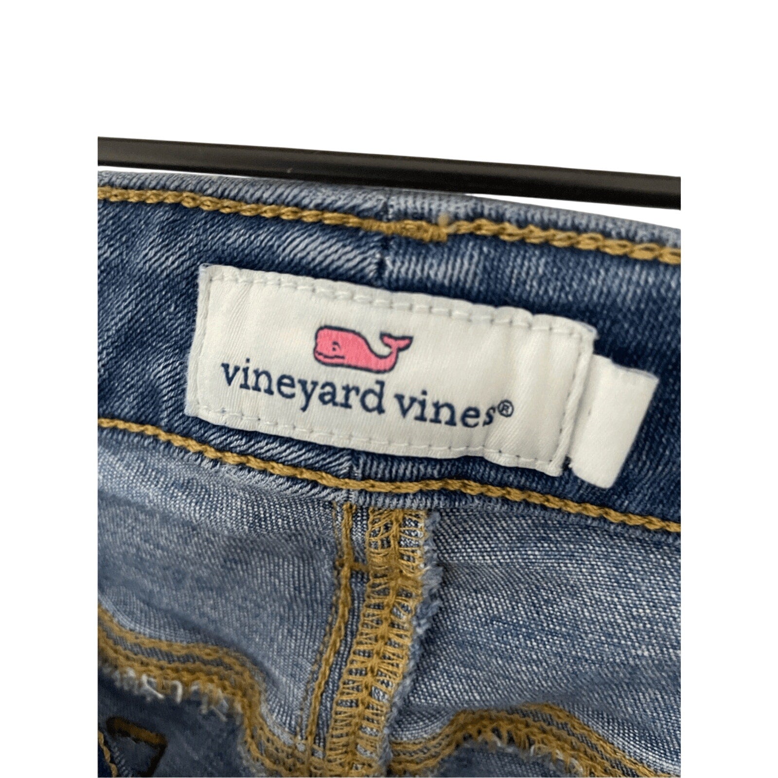 Vineyard Vines Sz 2/25 Ultra High Rise Medium Wash Preppy Women's Skinny Jeans