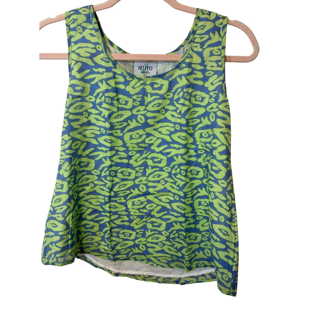 HIHO Tortola BVI Caribbean Resortwear Abstract Print Tank Top XS