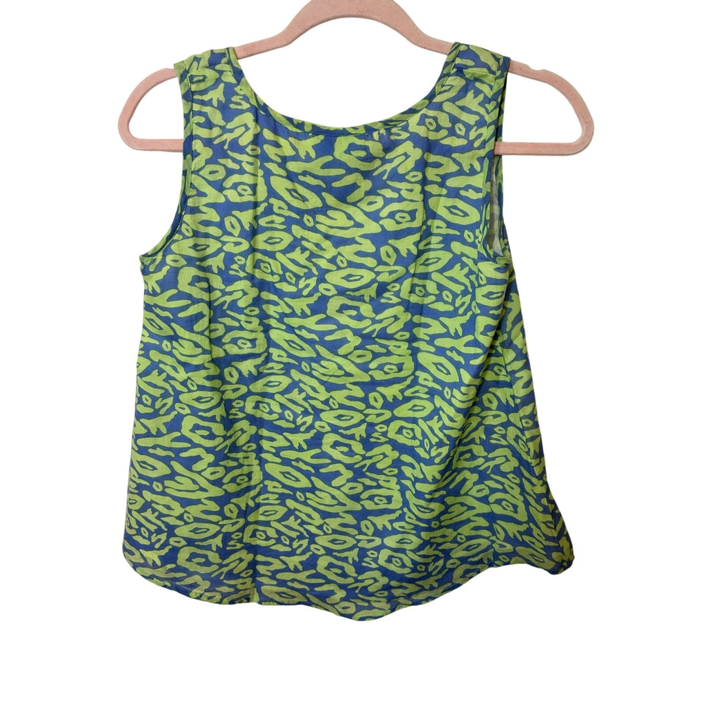HIHO Tortola BVI Caribbean Resortwear Abstract Print Tank Top XS